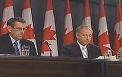 Conservative Justice Minister Rob Nicholson lashed out at the Senate today, accusing them of acting too slow on Bill C-15, the controversial drug bill which includes mandatory minimums for marijuana.